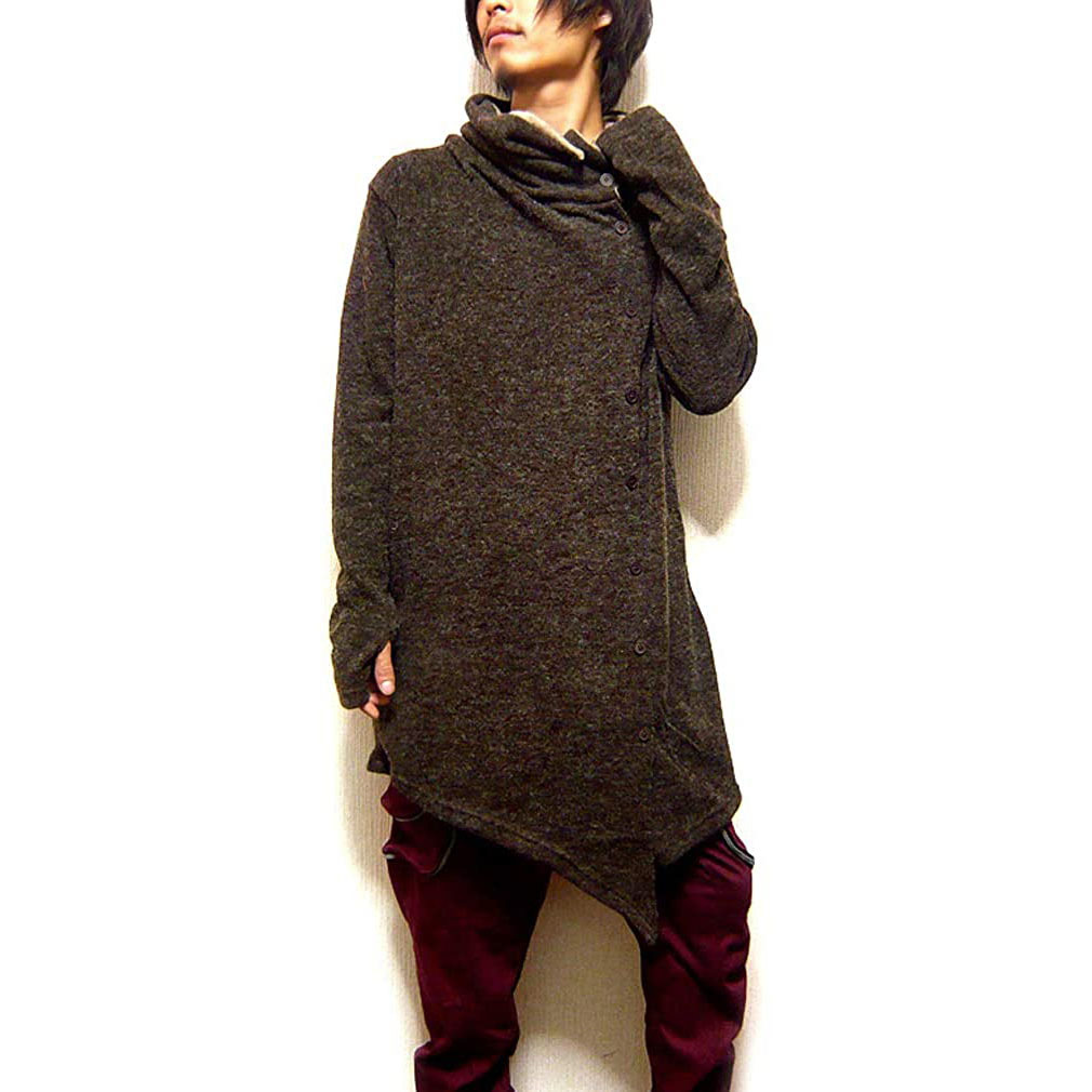 Eversoul ロングカーディガン メンズ ニット ロングカーデ カーディガン 春 秋 おしゃれ ロング丈 アフガン 赤 黒 ブラック 866 Eversoul Plus メンズファッション 通販 Yahoo ショッピング