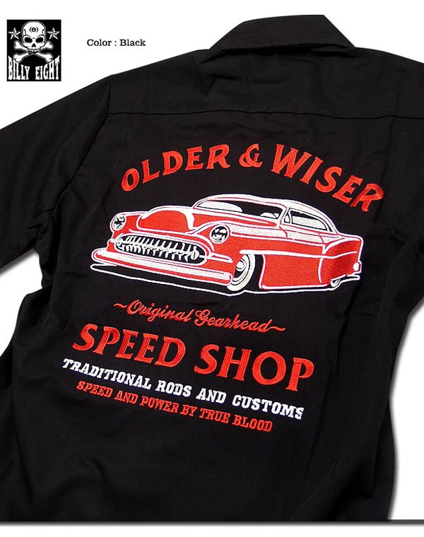 ロカビリーシャツ ボーリングシャツ ダーツシャツ メンズ バイカー