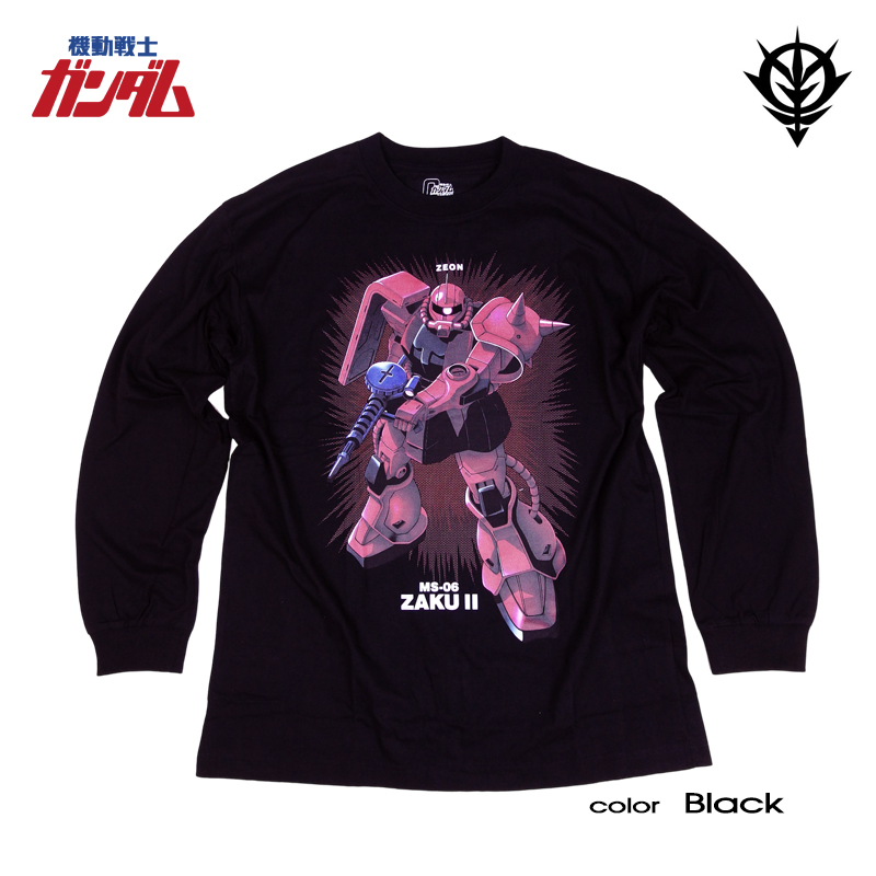 シャア専用 ザク ロンT 機動戦士ガンダム 長袖Tシャツ ロング