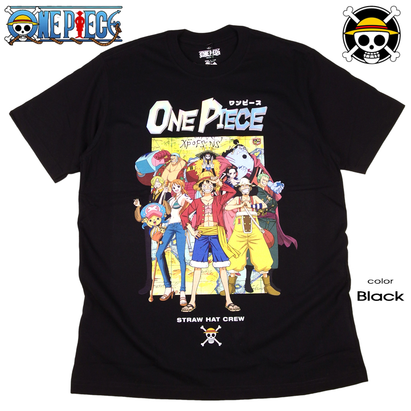ワンピース Tシャツ ONE PIECE Tシャツ ワンピース 半袖 ルフィ サンジ ゾロ ナミ ロビン