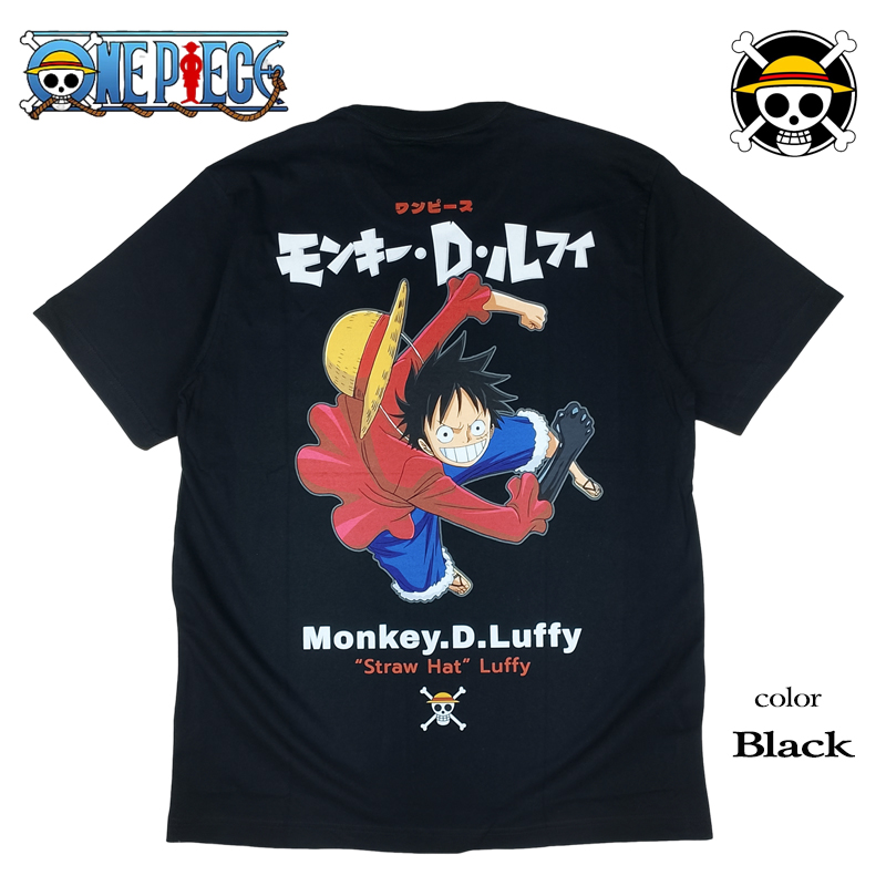 ワンピース Tシャツ 黒 one pice アニメT ワンピース Tシャツ XLサイズ 黒 one pice アニメT 海外公式 *の