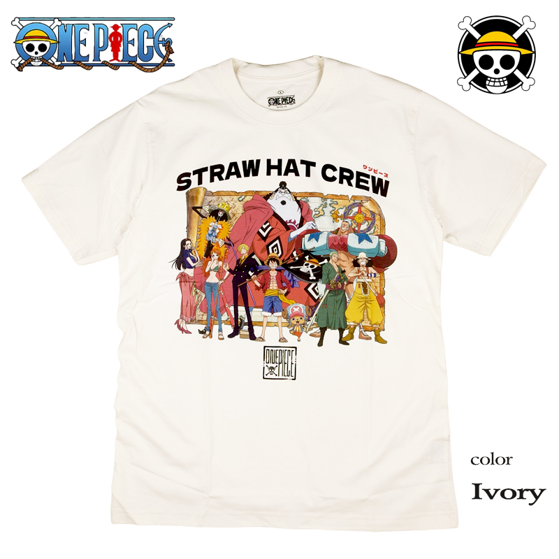 ONE PIECE Tシャツ ワンピース 半袖 ルフィ サンジ ゾロ ナミ ロビン チョッパー ブルック サニー号 ウソップ メンズ アニメ グッズ レディース 麦わら海賊団 | ブランド登録なし | 01