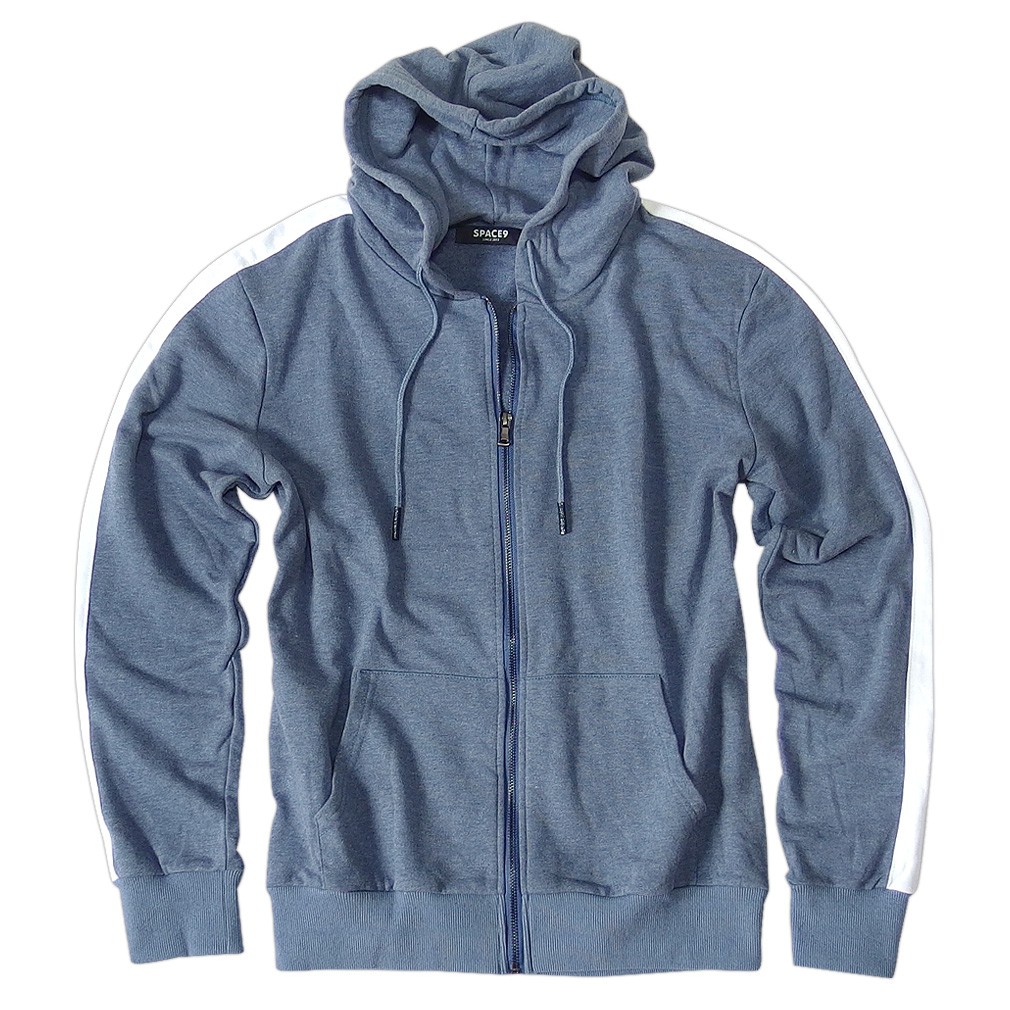 ジップパーカー メンズ 裏起毛 パーカー ライン 無地 おしゃれ