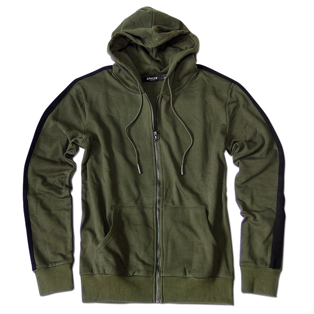 ジップパーカー メンズ 裏起毛 パーカー ライン 無地 おしゃれ