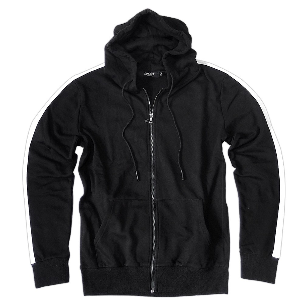 ジップパーカー メンズ 裏起毛 パーカー ライン 無地 おしゃれ