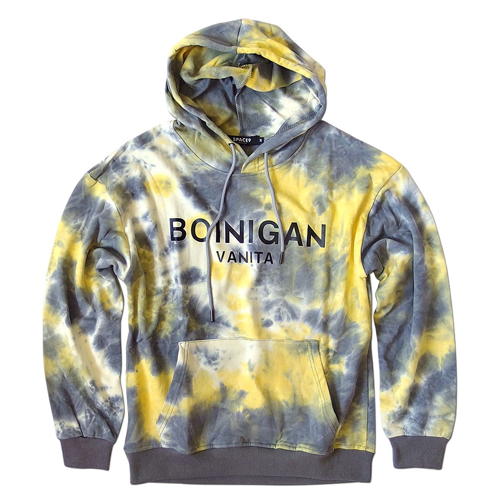 プルパーカー メンズ タイダイ 染め シャーベットカラー ペールトーン