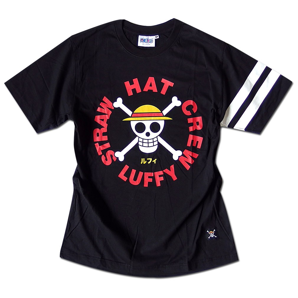 ワンピース Onepiece Tシャツ メンズ ブラック 黒 海賊旗 スカル 骸骨 ドクロ アニメ グッズ ルフィ 原宿系 麦わら海賊団 ロゴ プリント 海外モデル Eplus954 Eversoul Plus Version Y 通販 Yahoo ショッピング