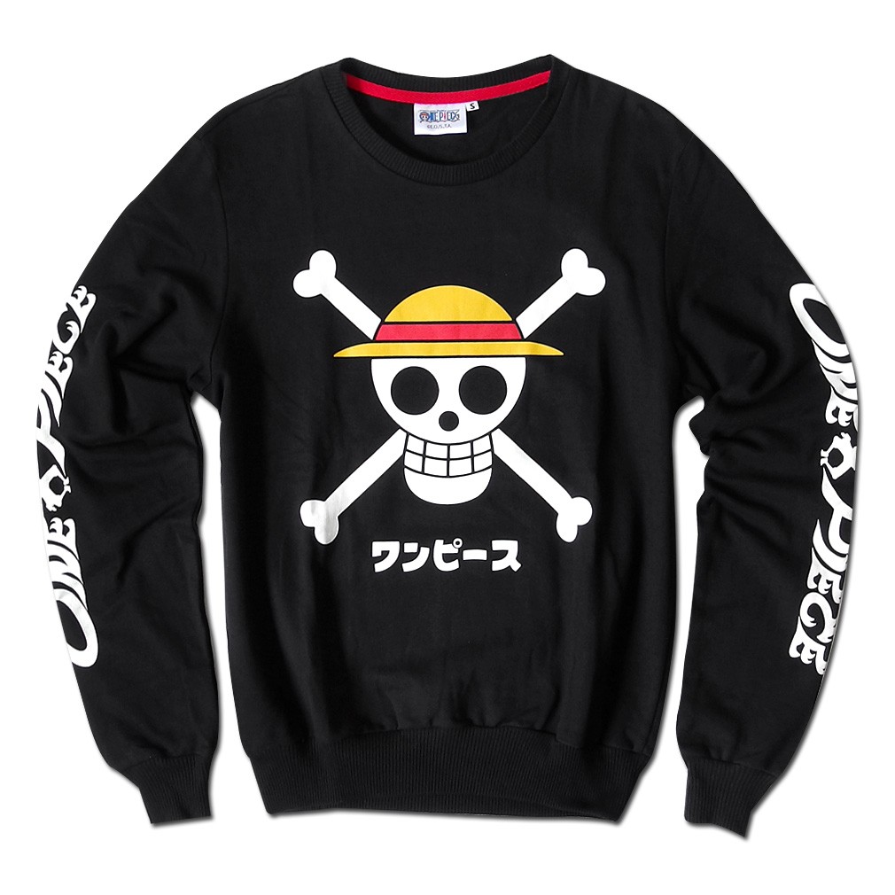 スウェットシャツ ワンピース Onepiece Tシャツ 長袖 ロンt スウェット メンズ ブラック 黒 海賊旗 スカル 袖 プリント アニメ グッズ 原宿系 麦わら海賊団 Eplus960 Eversoul Plus Version Y 通販 Yahoo ショッピング