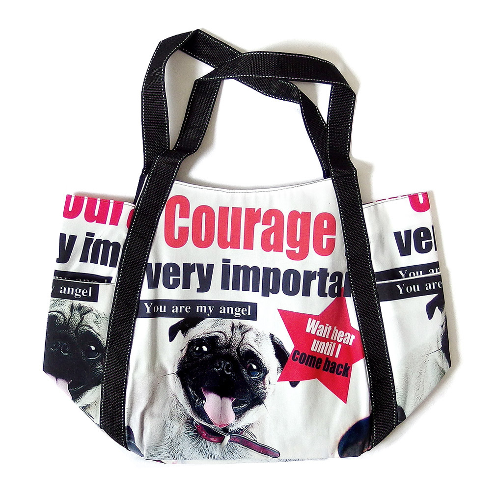韓国デザイン エコレザー トートバッグ モードスタイル BAG parc) ] Color Drawing エコバッグ - 4types | CATEGORY