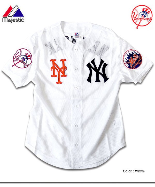 ベースボールシャツ 野球 メンズ ニューヨーク ヤンキース メッツ
