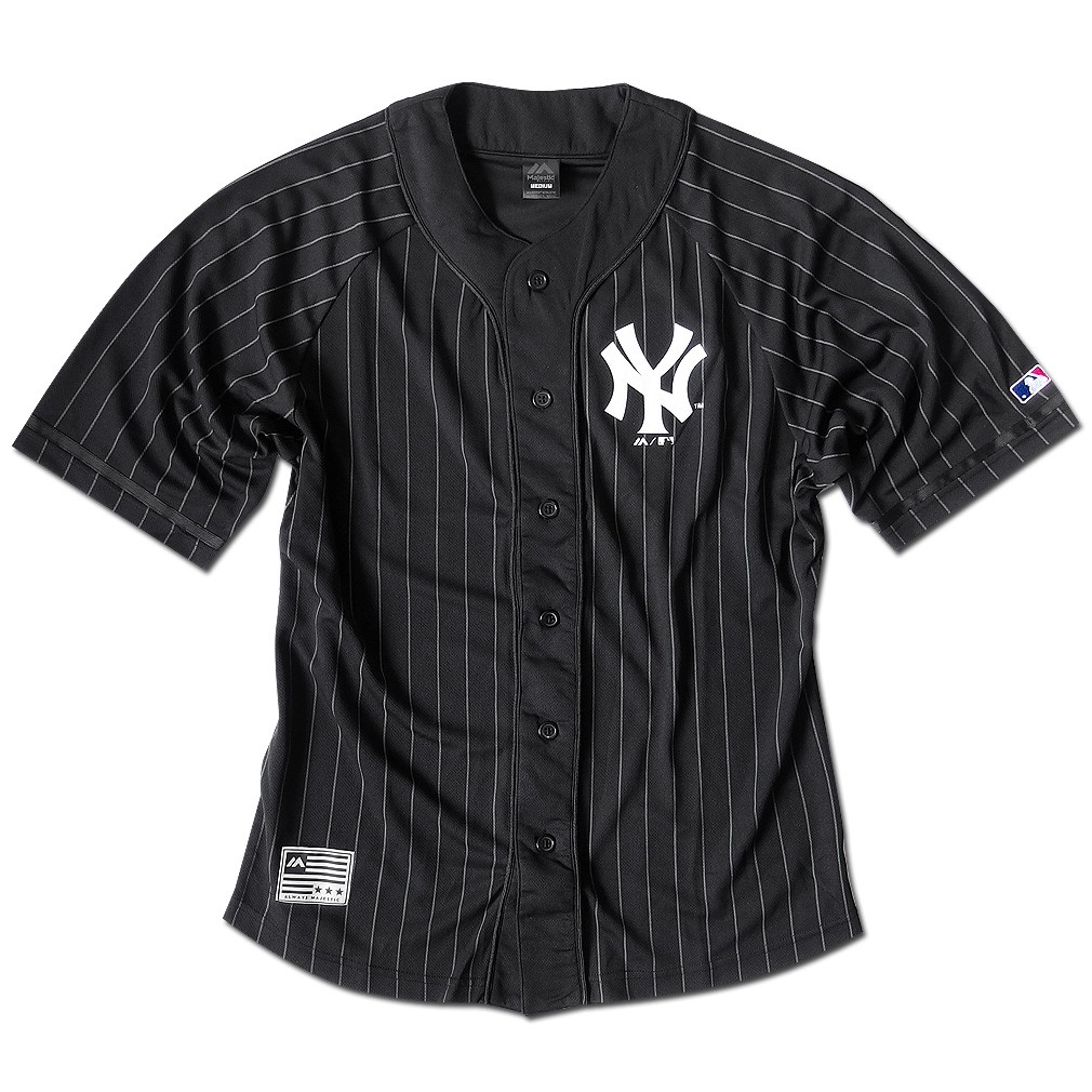 ベースボールシャツ メンズ ニューヨーク ヤンキース マジェスティック 