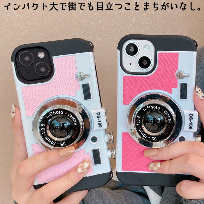 カメラ型 iPhone ケース iPhone17 カメラケース スマホケース iPhone