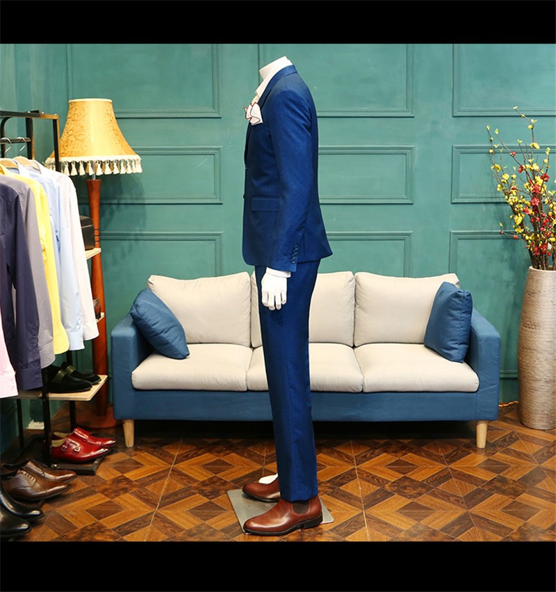 春夏秋 メンズスーツ スリム スリーピース ビジネススーツ suit