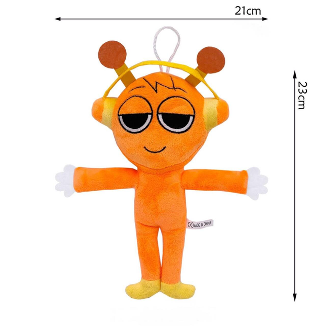 【選べる3点セット】ぬいぐるみ スプランキー Sprunki ドール 人形 歌 うモンスター キャラクター オレン プレゼント子供 誕生日 おもちゃ 人気 20cm |  | 53
