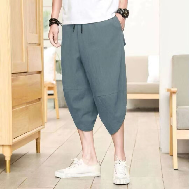 メンズ サルエルパンツ 大きいサイズ 七分丈 サルエル パンツ アラジン