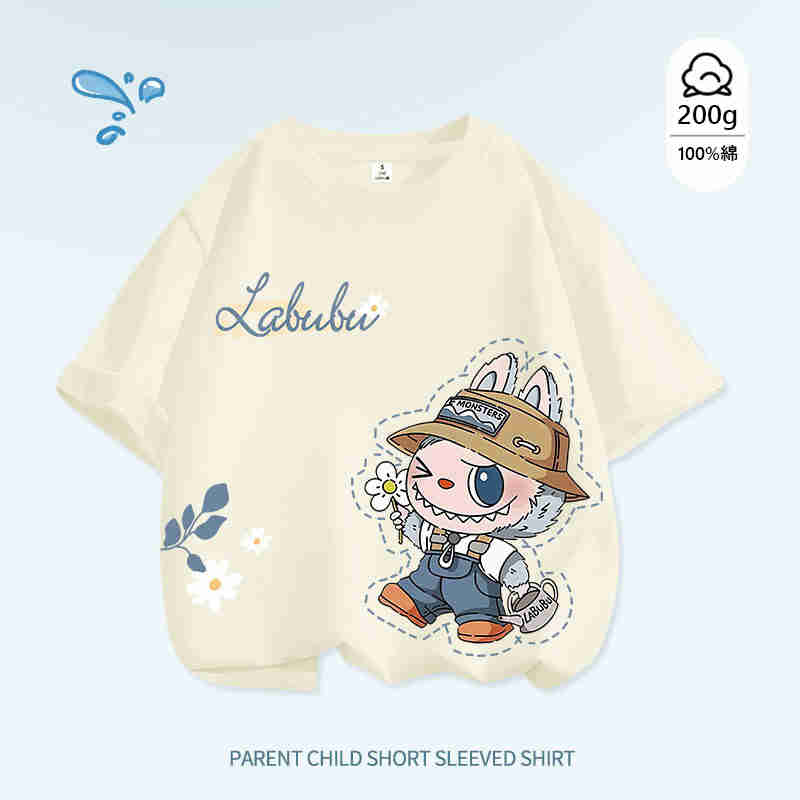 ポップマート　The Monsters　ラブブ　Tシャツ　白　セット　Mサイズ Uniqlo x POP MART UT Graphic T-Shirt THE MONSTERS LABUBU White
