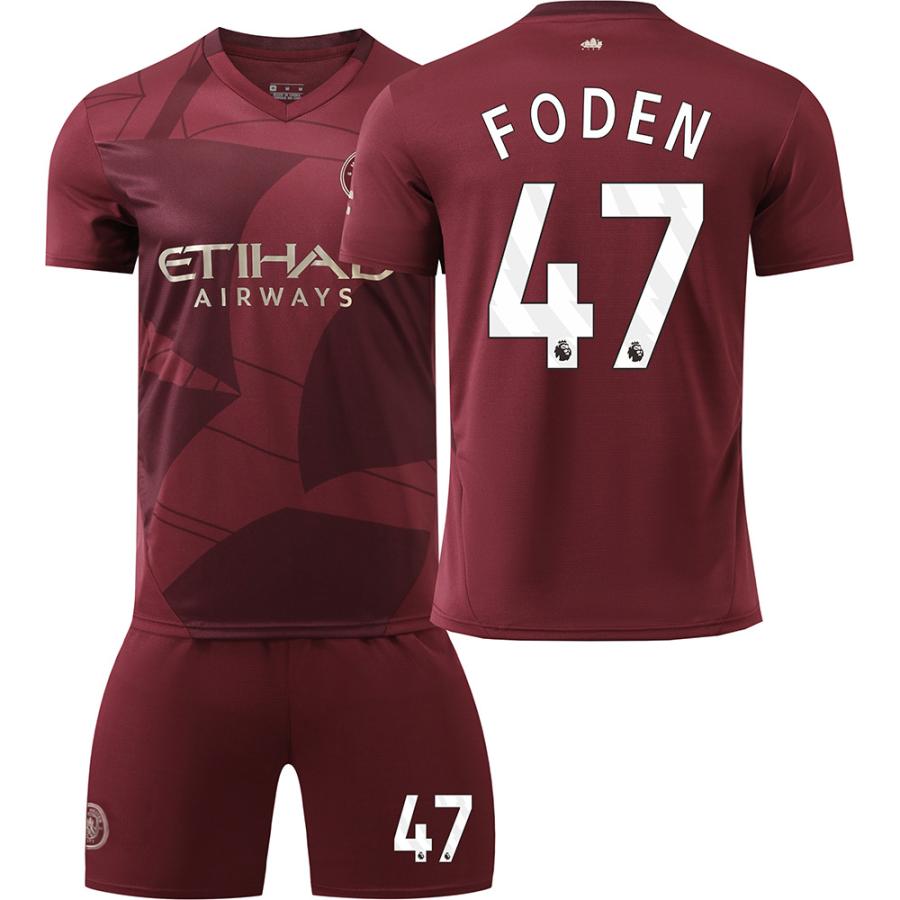 ハーランド ユニフォーム マンチェスター・シティ サッカーウェア 子供 大人 マンチェスター・シティのアウェイ