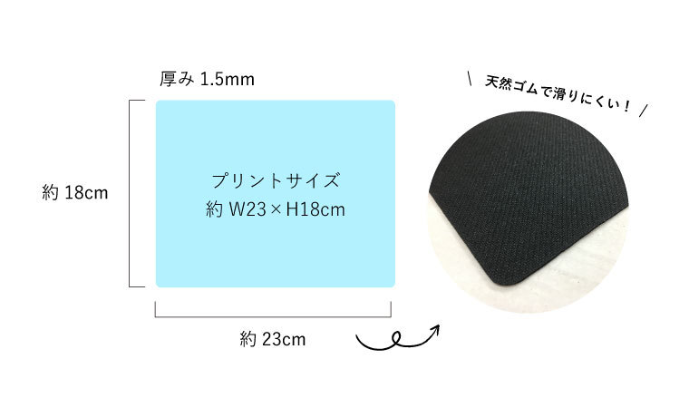 オリジナル マウスパッド オーダーメイド