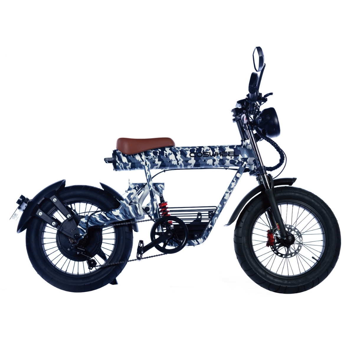 ハイブリッド 電動バイク COSWHEEL MIRAI S 500W（公道走行可能 / 原付 