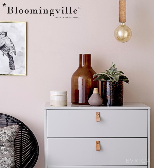 Bloomingville・フラワーベース 花瓶 S アンバーブラック