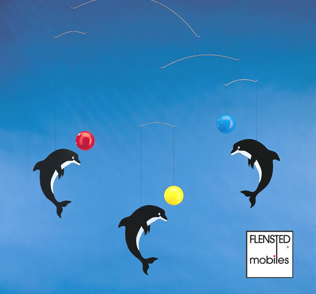 贈答 FLENSTED MOBILES Happy whale 幸せなクジラ グレーブラック FM-081S フレンステッド モビール 