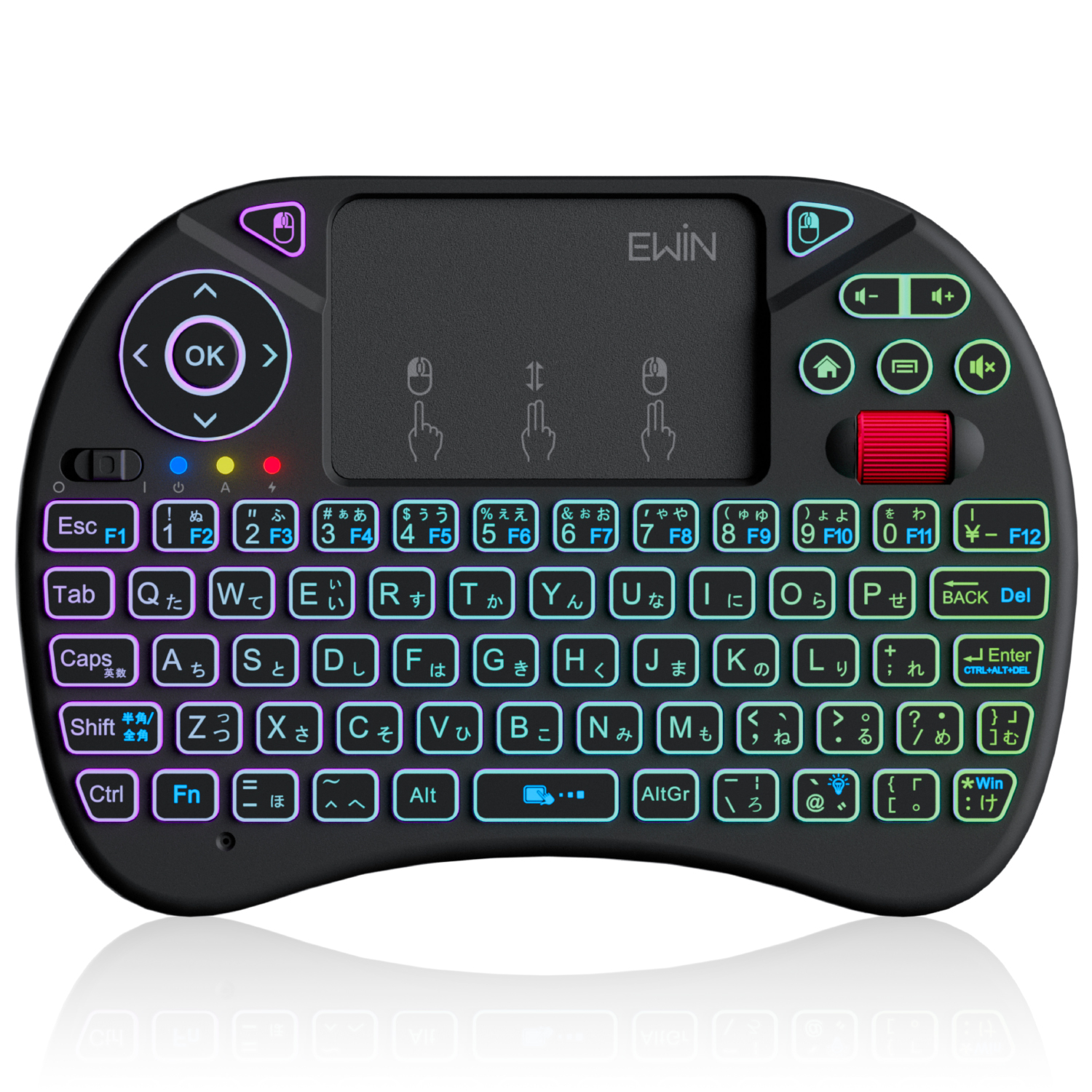 ミニ キーボード ワイヤレス 2.4GHz 日本語JIS配列 ワイヤレス