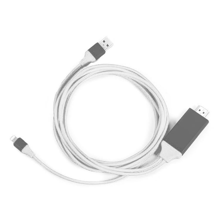 iPhone HDMI変換ケーブル iOS16対応テレビ接続ケーブル 2m HDMI 