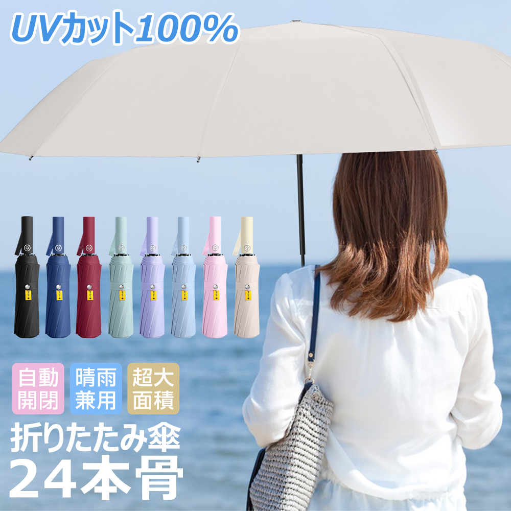 折りたたみ傘 自動開閉 ワンタッチ メンズ レディース 大きい