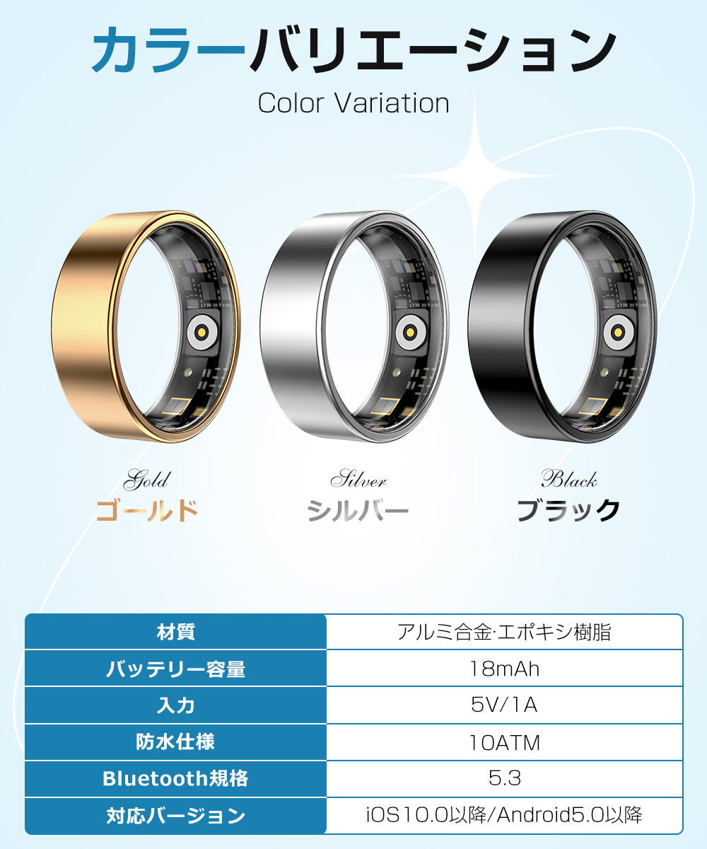 スマートリング 歩数