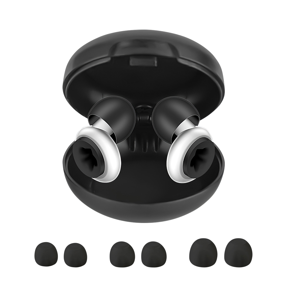 耳栓 睡眠用 イヤープラグ 遮音 みみせん ライブ 28dB低減 収納ケース付き S/M/L イヤーチップ 3セット 防音 ノイズキャンセリング 聴覚過敏 シリコン 水洗い |  | 03