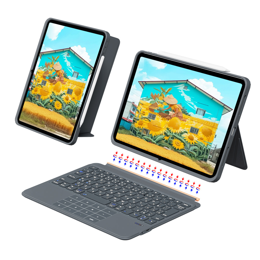 EWIN iPad A16 11世代/10世代 キーボードケース カバー 日本語配列