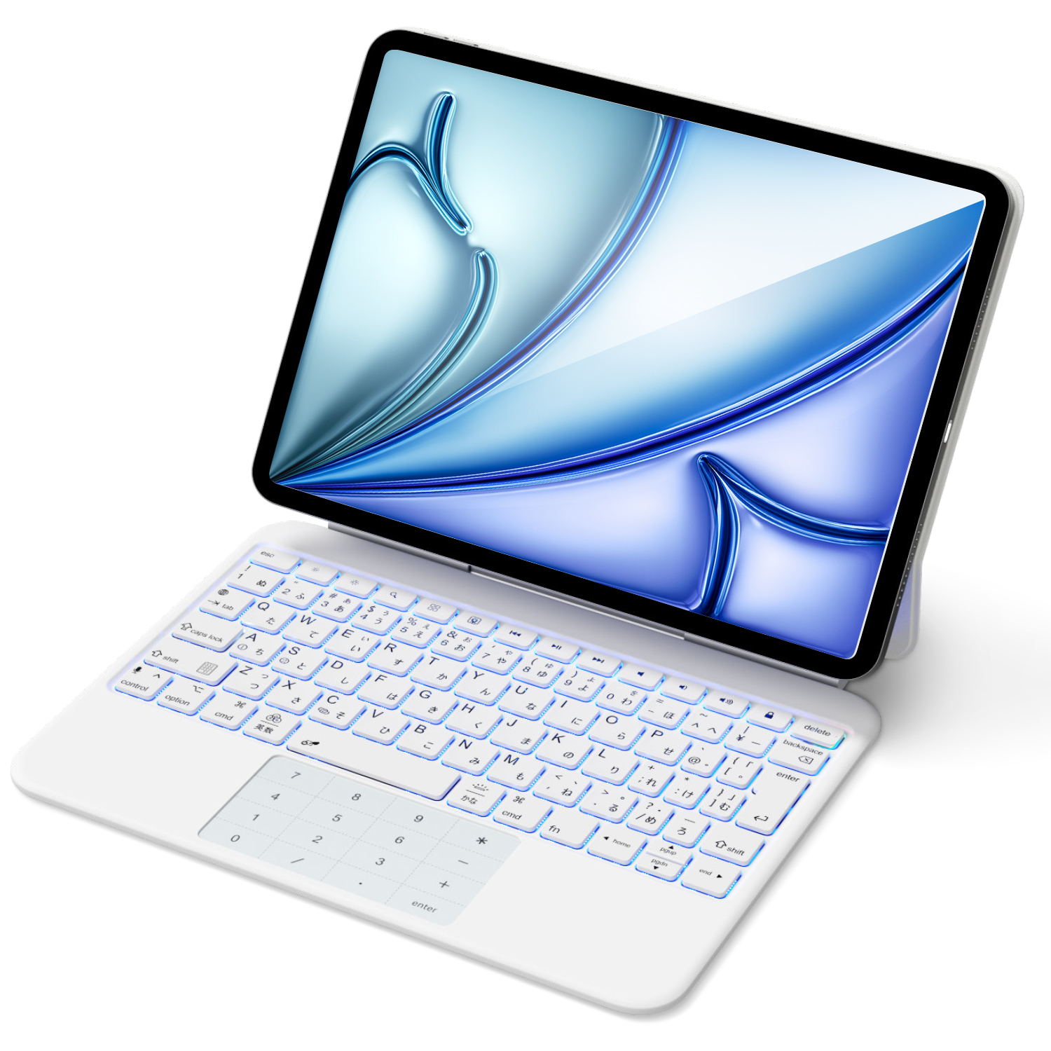 EWIN マジックキーボードケース iPad用 EWIN 一体型テンキー タッチパッド Ewin iPad マジックキーボード