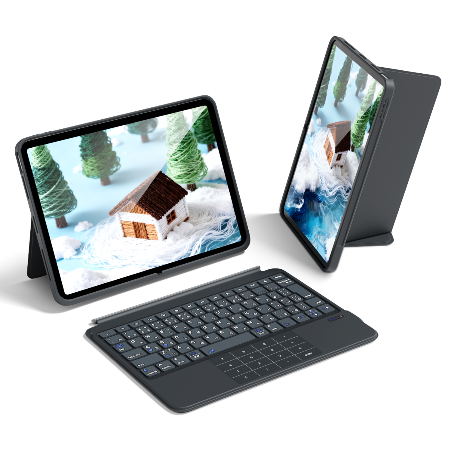 EWIN Ewin iPad A16 11世代 10世代 キーボードケース 日本語配列