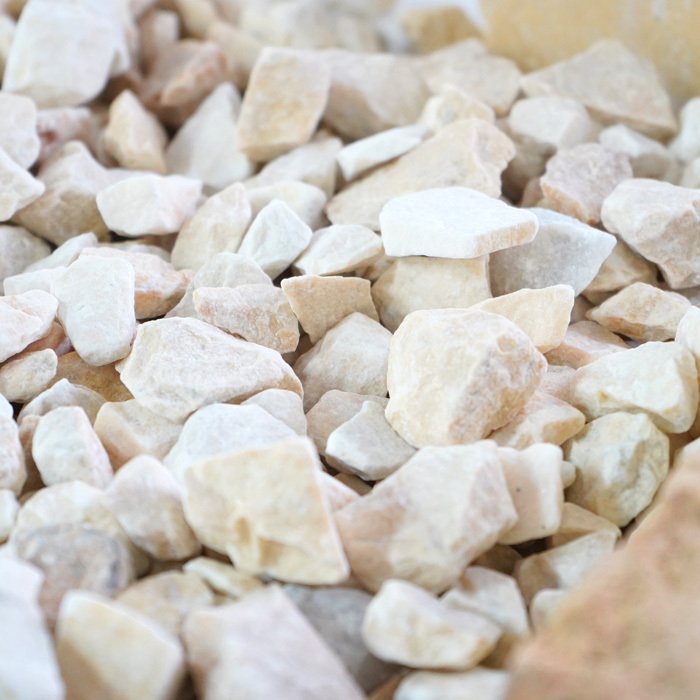 砂利 庭 砕石 ロックガーデン 天然石 全8色 ｜ グラーヴァシリーズ グラベルストーン 15-25mm ラフ 全8色 500kg販売 20kg×25袋  砂利、石、枕木