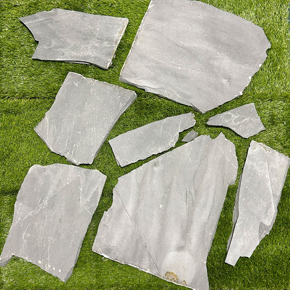 爆買 乱形石 灰彩スレート グリジオ グレー 灰色 板石 乱張り