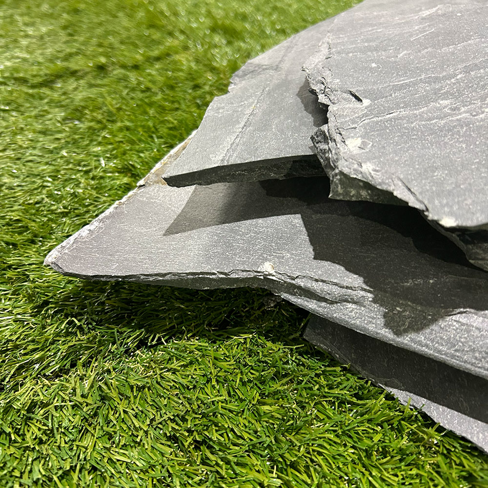 爆買 乱形石 灰彩スレート グリジオ グレー 灰色 板石 乱張り