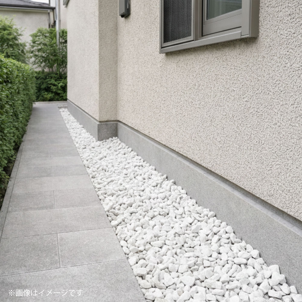 玉砂利 白玉砂利 黒玉砂利 大理石じゃり 25-35mm 200kg（20kg×10袋）全