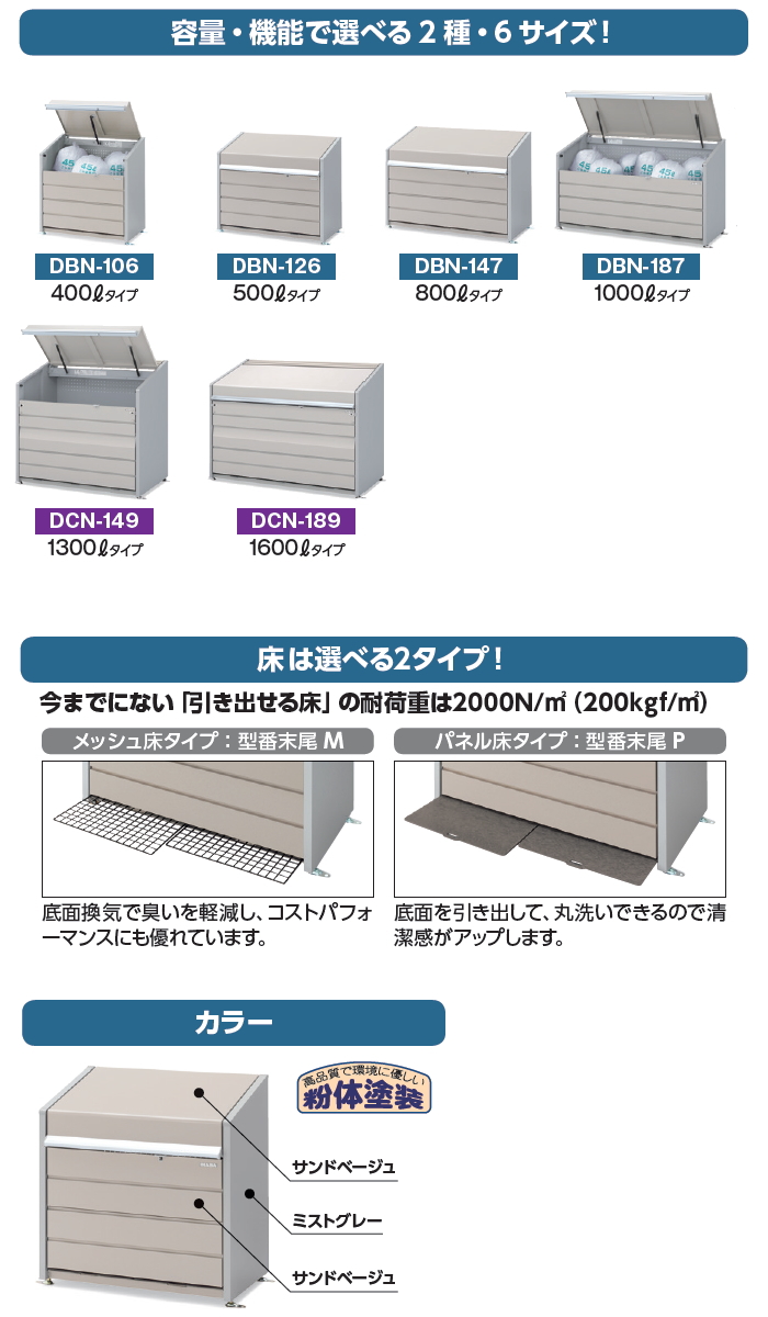 屋外 箱 ストッカー ゴミストッカー イナバ物置 稲葉製作所