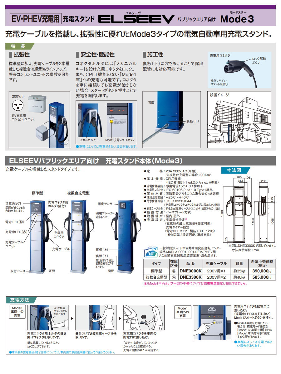 Panasonic パナソニック ELSEEV Mode3 モードスリー パブリックエリア