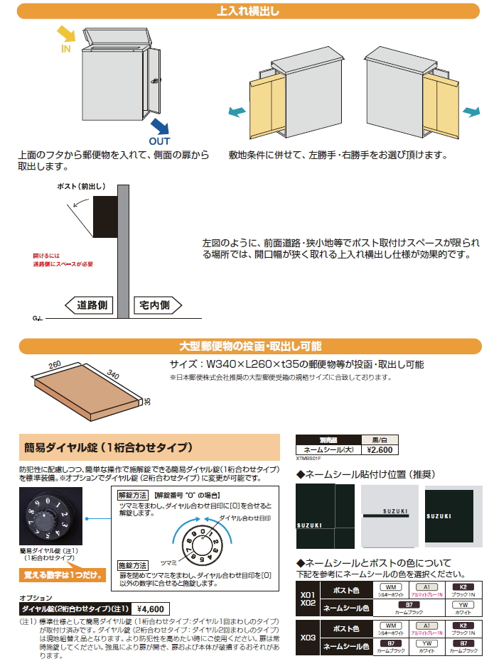 無料プレゼント対象商品】 郵便ポスト 郵便受け 壁付け YKK YKKap