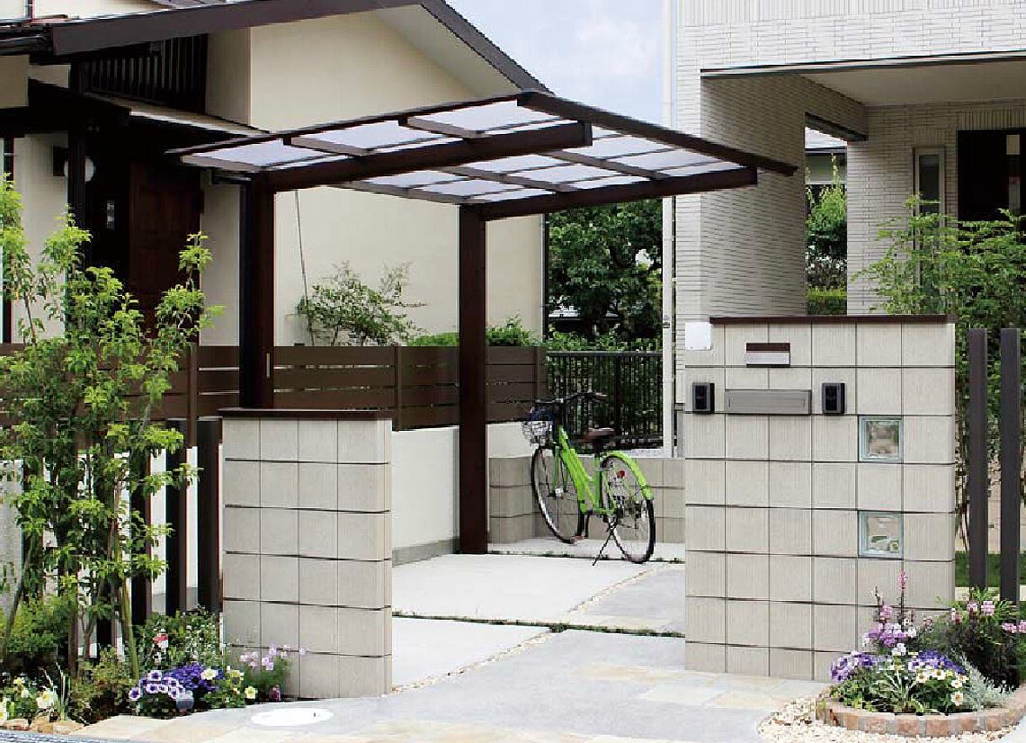 タカショー サイクルポート 工事付 アートポートミニ 間口21 タカショー サイクルポート 工事付 アートポートミニ 間口21