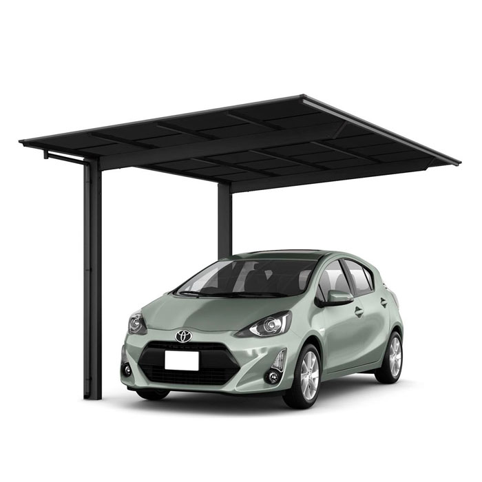 ネスカ カーポート 1台用 工事付 ネスカF 30-50型 H25 オールブラック