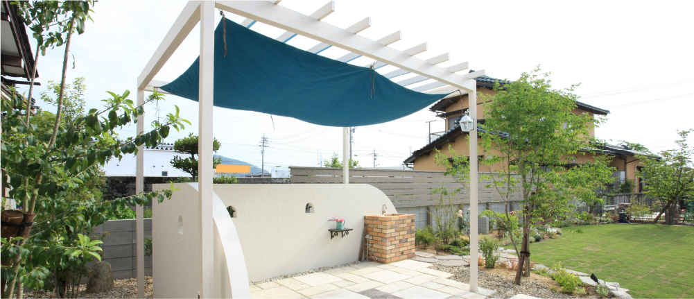 タカショー パーゴラポーチ 独立タイプ 間口2間×奥行4尺 ラッピング