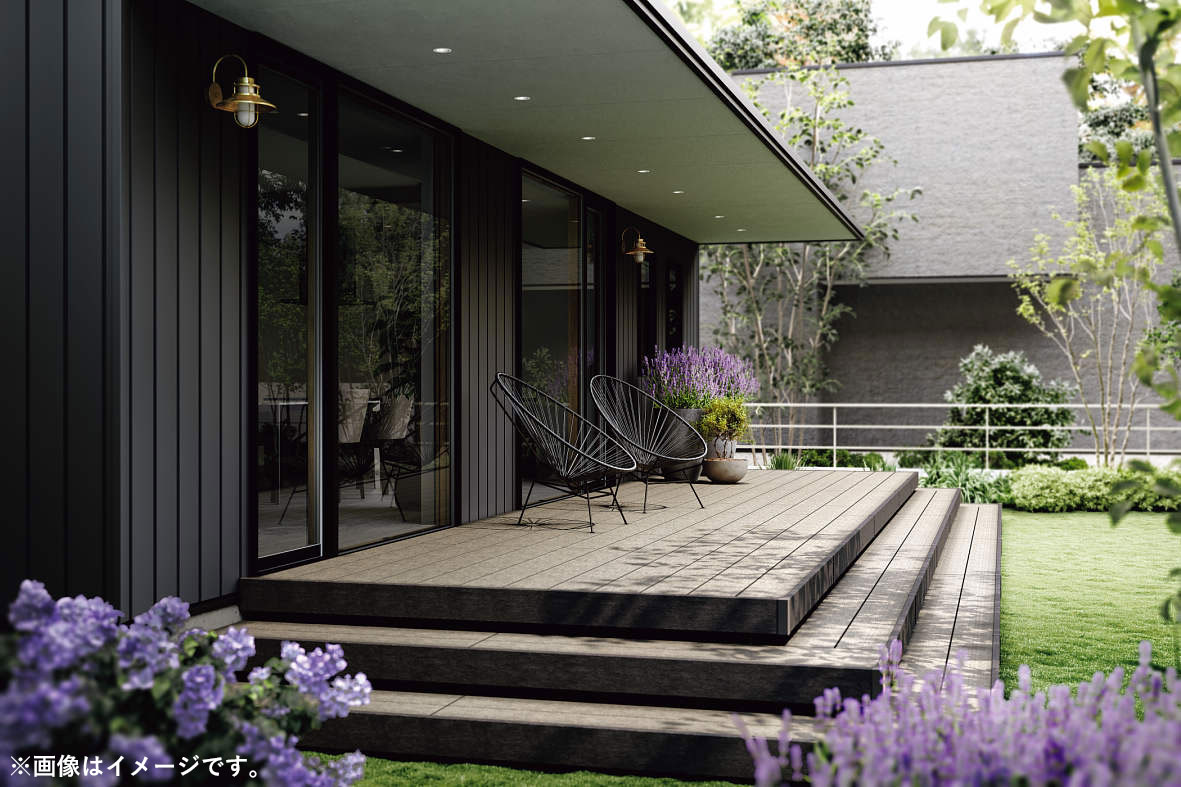 ウッドデッキ 人工木 リウッドデッキS 間口1間×出幅3尺 デッキのみ U
