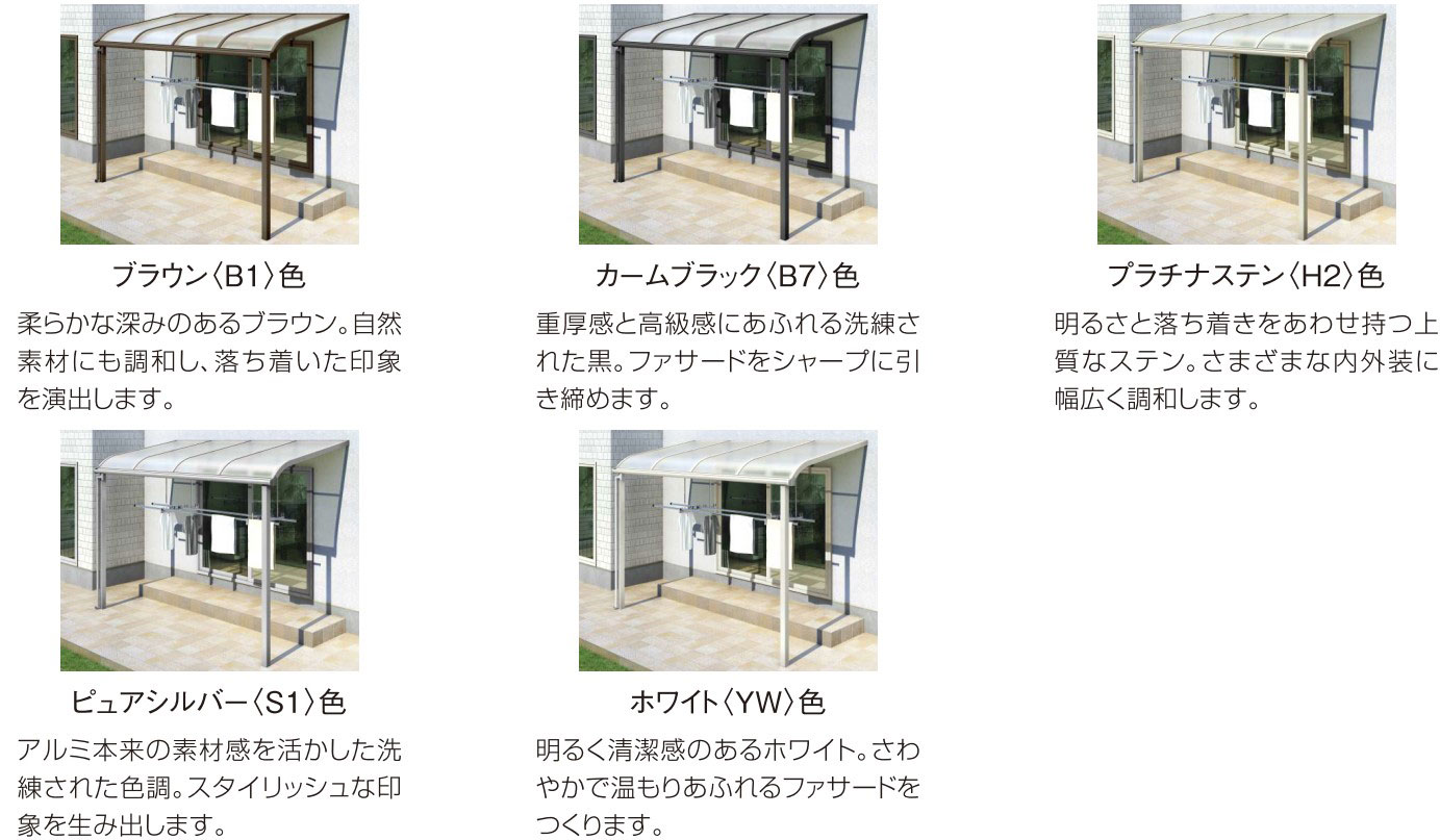 YKK AP テラス屋根 ソラリア アール屋根 間口2間×奥行2尺 ポリカ YKK AP テラス屋根 ソラリア アール屋根 間口2間×奥行2尺 ポリカ