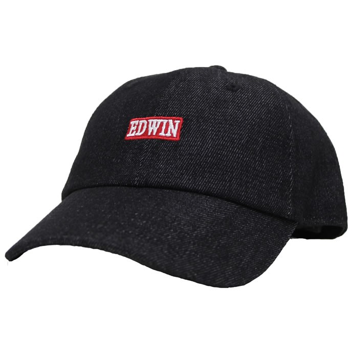 帽子 メンズ キャップ ローキャップ コットン EDWIN エドウイン シンプル定番
