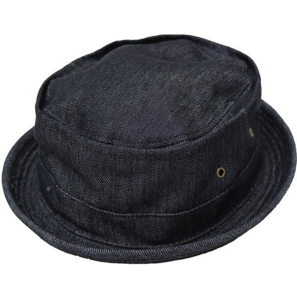 ポークパイハット 帽子 メンズ 大きいサイズ 61cm対応 サイズ調節 スタンダード