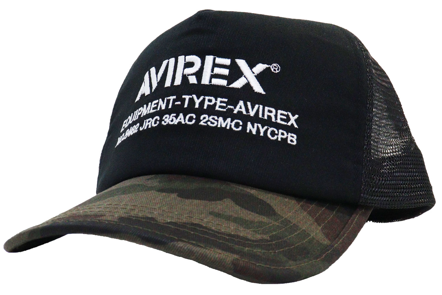 約62から64cm対応 AVIREX アビレックス アヴィレックス メッシュキャップ ロゴ 大きいサイズ帽子 メンズ ビッグサイズ サイズ調節可能｜exas｜05