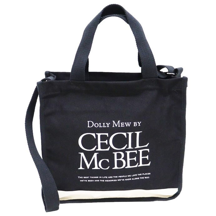 トートバッグ レディース メンズ ショルダーバッグ Dolly Mew BY CECIL McBEE セシルマクビー センターロゴ｜exas｜02