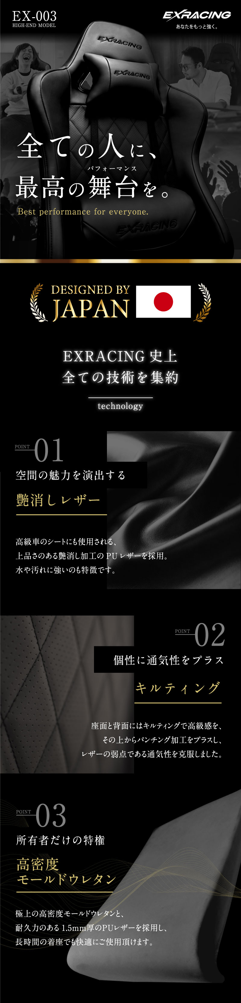 3周年記念4000円OFFクーポン) ゲーミングチェア ハイエンドモデル